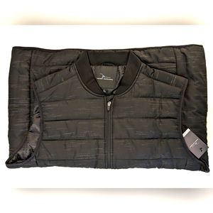 Marc Anthony NWT Men's Luxury Puffer Vest Black Reflective XL